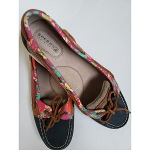 Sperry Floral Boat Shoes